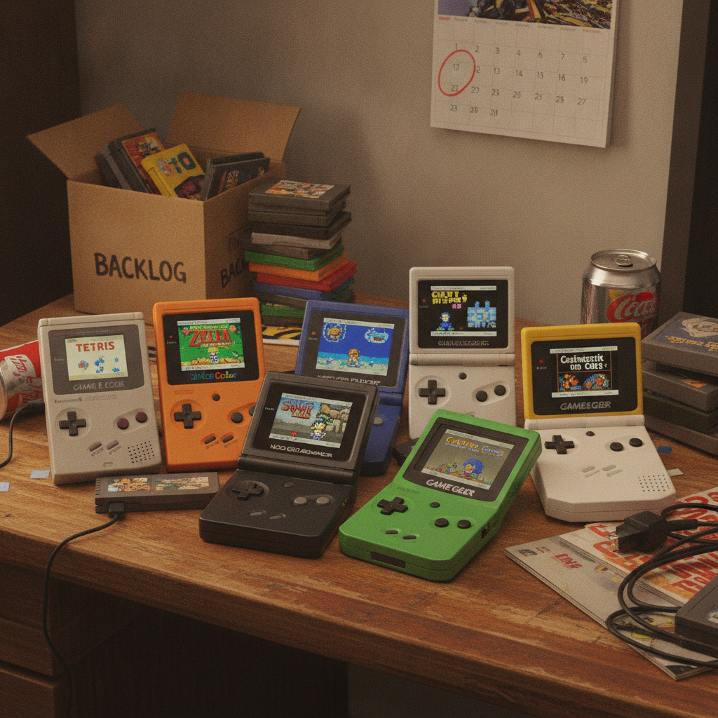 A collage of diverse video game screenshots and logos