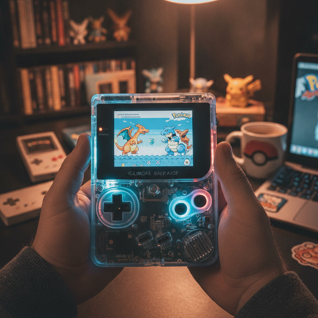 A screenshot from a recreated Pokémon Red/Blue/Yellow game.